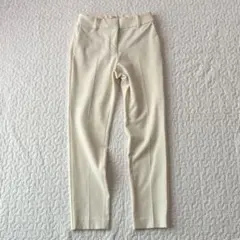プラステ スラックスパンツ アイボリー XXS 美脚 センタープレス きれいめ