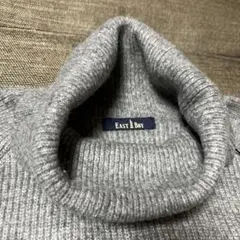 EAST BOY グレー タートルネックセーター
