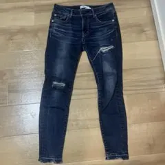 AZUL BY MOUSSY ダメージスキニーデニム S