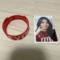 公式TWICEチェヨンREADY TO BE SPECIALトレカ、ラバーバンド