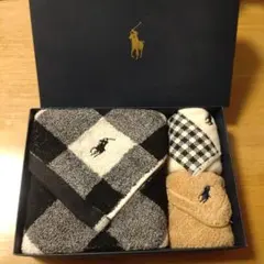 箱なし　中身のみ　Ralph Lauren チェック柄 　タオルハンカチ　セット
