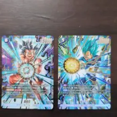 A2 孫悟空vsゴクウブラック 箔押しプロモ フュージョンワールド海外版