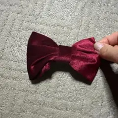 ベロア生地　バレッタ