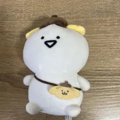 【サンリオコラボ】ポムポムプリン×お文具さん ぬいぐるみ 猫さんプリンさん付き