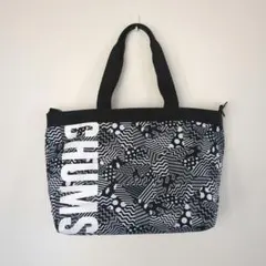 【CHUMS】幾何学模様 トートバッグ　大きめ