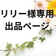 リリー様専用出品ページ