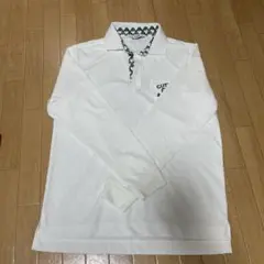 CUTTER & BUCK 長袖ポロシャツ ホワイト