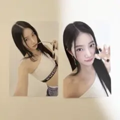 LESSERAFIM ルセラフィム カズハ UNFORGIVEN トレカ 2枚