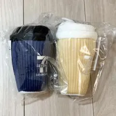 セブンイレブン happyくじ セブンカフェ ぬいぐるみチャーム 2点セットB賞