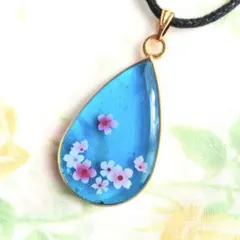 レジンネックレス 桜 No.3