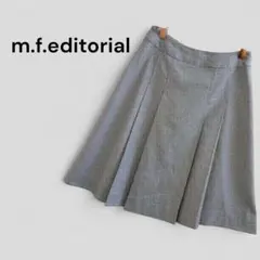 エムエフエディトリアル レディース ひざ丈 プリーツスカート オールシーズン