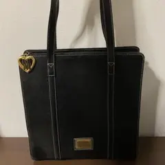 仙人草。様専用人気 良品 モスキーノ レザー ロゴプレート トートバッグのサムネイル