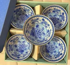 【新品】小鉢　昭和レトロ ５個セット　サラダボウル　取り皿アンティークまとめ売りのサムネイル