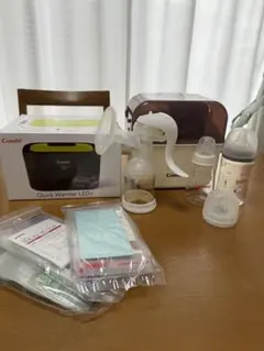 搾乳機・クイックウォーマー・除菌じょ〜ず・哺乳瓶セット