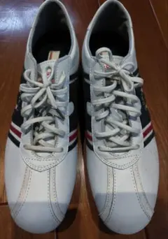 【美品】MOBUS スニーカー ホワイト ネイビー 27.5cm EUR43