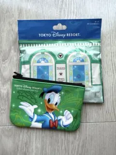 東京ディズニーリゾート チケット柄ポーチドナルドダック