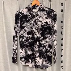 Saint Laurent PARIS ボタニカル　レーヨン　シャツ　アロハのサムネイル