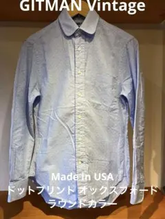 ☆Gitman Vintage USA製 ドット オックスフォード ギットマン☆