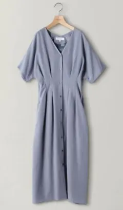 BEAUTY&YOUTH ブルーグレー　青　 ワンピース