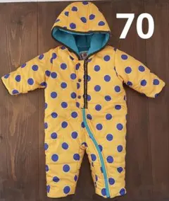 ベビー　防寒　70 ジャンプスーツ　カバーオール　ベビーアウター　スノーウエア