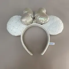 Disney ミニーマウス　カチューシャ　ホワイト