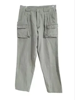 ブッシュパンツ★ カーキ★4ポケット★36×32 大きめゆったり