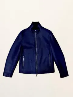 ARMANI アルマーニ 本革 レザー ブルゾン ジャケット 値下げ⭕️定価12万 中古・古着通販】ARMANI EXCHANGE (アルマーニ エクスチェンジ) 立体