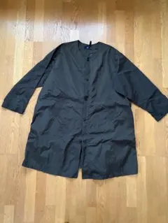 HARE ナイロン ロングコート S カーキ