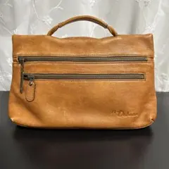 e-Dolman レザー ショルダーバッグ ブラウン