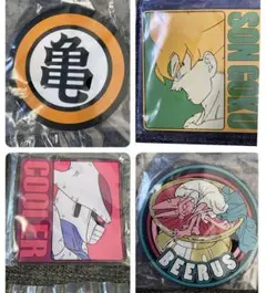1番くじドラゴンボールラバーコースター4枚セットAセットどちらかサコッシュ付き