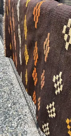 トライバルラグ ヴィンテージラグ ミニラグ バルーチ ネックバンド