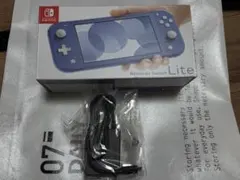 【本体無し】Nintendo Switch Lite ブルー 外箱 充電器付き