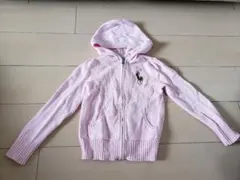 ○RALPH LAUREN　ピンクパーカー120