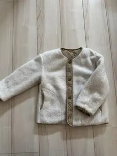 ホワイト ボア ジャケット　リバーシブル