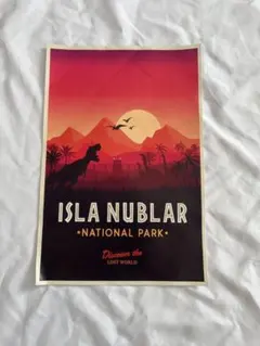 ISLA NUBLAR ポスター インテリア　ジュラシックパーク