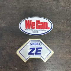 80s 希少 正規品 旧ロゴ SHOEI ステッカー 当時物 ショウエイ ① 