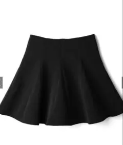 GRL インパン裏地付きフレアミニスカートL[at1747]