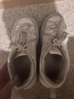 厚底スニーカー 白 23.5