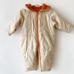 ベビー用コート　ダウン　アウター　フリース　防寒着　上着　厚手　ロンパース