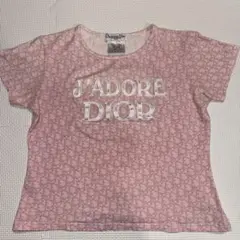 Christian Dior タンクトップ トロッター ガリアーノ ピンク christian dior S/S2004 john galliano pink trotter logo monogram