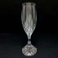W25【極美品】バカラ マッセナ シャンパンフルート 160ml 名入れあり 