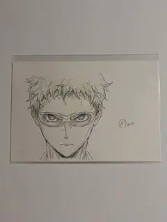 ハイキュー!! ポストカード 月島蛍 アニメ原画展