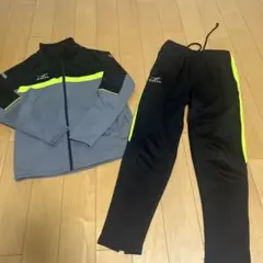 値下げ　FINTA ジャージ上下セット グレー/ブラック/イエロー