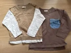 ブランシェス　長袖カットソー 100cm 2枚セット