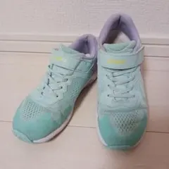 ASICS ミントグリーン スニーカーレーザービーム22.0サイズ