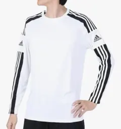 adidas　スクアドラ長袖　Tシャツ ホワイト