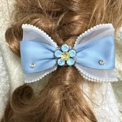 特価一点物▲限定309キラキラストーンおしゃれフラワーバレッタ高級ビジュー垢抜け