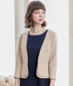 ボレロ ノーカラージャケット