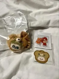 呪術廻戦 はぐはぐみー！七海 マスコットシュシュ＋カード＋虎杖アクリルスタンド