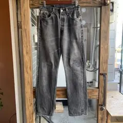 Levi's 501 Black Denim USA製 リーバイス ブラックのサムネイル